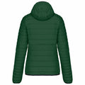 Forest Green - Back - Kariban Womens-Ladies Lightweight Hooded Padded Jacket