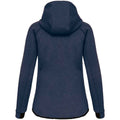 French Navy Heather - Back - Proact Womens-Ladies Performance Hooded Jacket