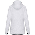 Ash Heather - Back - Proact Womens-Ladies Performance Hooded Jacket