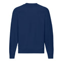 Navy - Back - Fruit of the Loom Mens Classic Raglan Sweatshirt