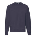 Deep Navy - Front - Fruit of the Loom Mens Classic Raglan Sweatshirt