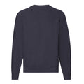 Deep Navy - Back - Fruit of the Loom Mens Classic Raglan Sweatshirt