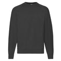 Black - Front - Fruit of the Loom Mens Classic Raglan Sweatshirt