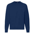 Navy - Front - Fruit of the Loom Mens Classic Raglan Sweatshirt