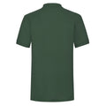 Bottle Green - Back - Fruit of the Loom Mens Polycotton Pique Heavy Polo Shirt