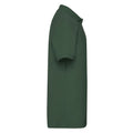 Bottle Green - Side - Fruit of the Loom Mens Polycotton Pique Heavy Polo Shirt