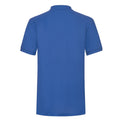 Royal Blue - Back - Fruit of the Loom Mens Polycotton Pique Heavy Polo Shirt