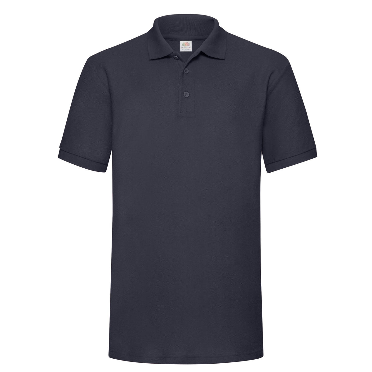 Deep Navy - Front - Fruit of the Loom Mens Polycotton Pique Heavy Polo Shirt