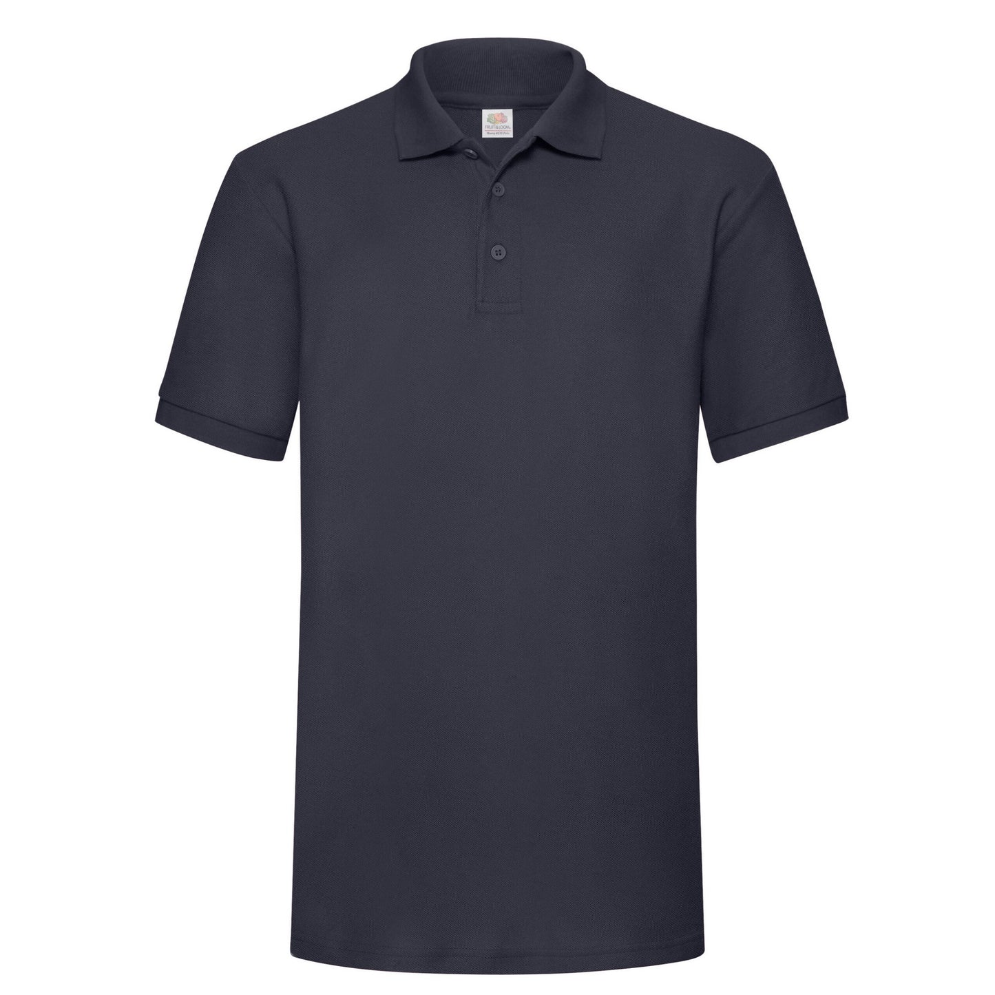 Deep Navy - Front - Fruit of the Loom Mens Polycotton Pique Heavy Polo Shirt