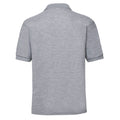 Light Oxford - Back - Russell Mens Polycotton Pique Polo Shirt