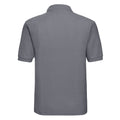 Convoy Grey - Back - Russell Mens Polycotton Pique Polo Shirt