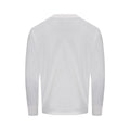 White - Back - Awdis Unisex Adult Oversized Long-Sleeved T-Shirt
