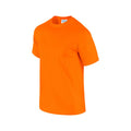 Safety Orange - Side - Gildan Mens Ultra Cotton T-Shirt