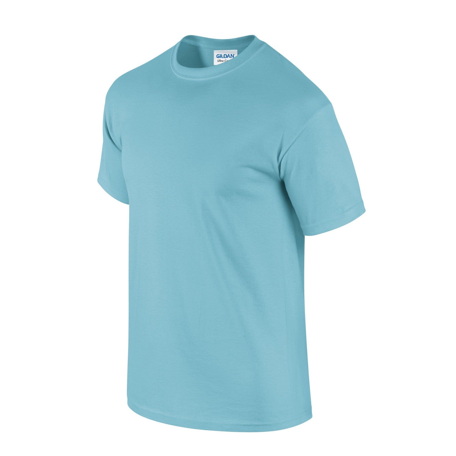 Sky Blue - Side - Gildan Mens Ultra Cotton T-Shirt