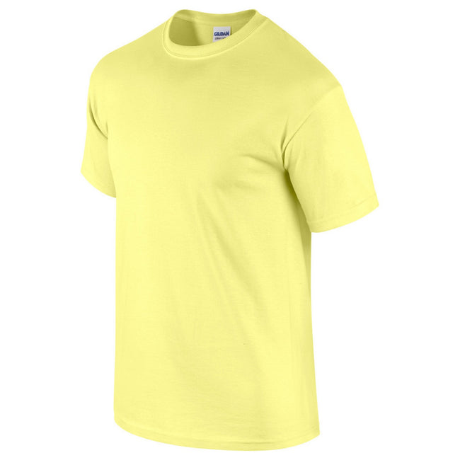 Cornsilk - Side - Gildan Mens Ultra Cotton T-Shirt