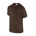 Dark Chocolate - Side - Gildan Mens Ultra Cotton T-Shirt