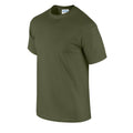 Military Green - Side - Gildan Mens Ultra Cotton T-Shirt