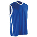 Royal Blue-White - Front - Spiro Mens Basketball Top