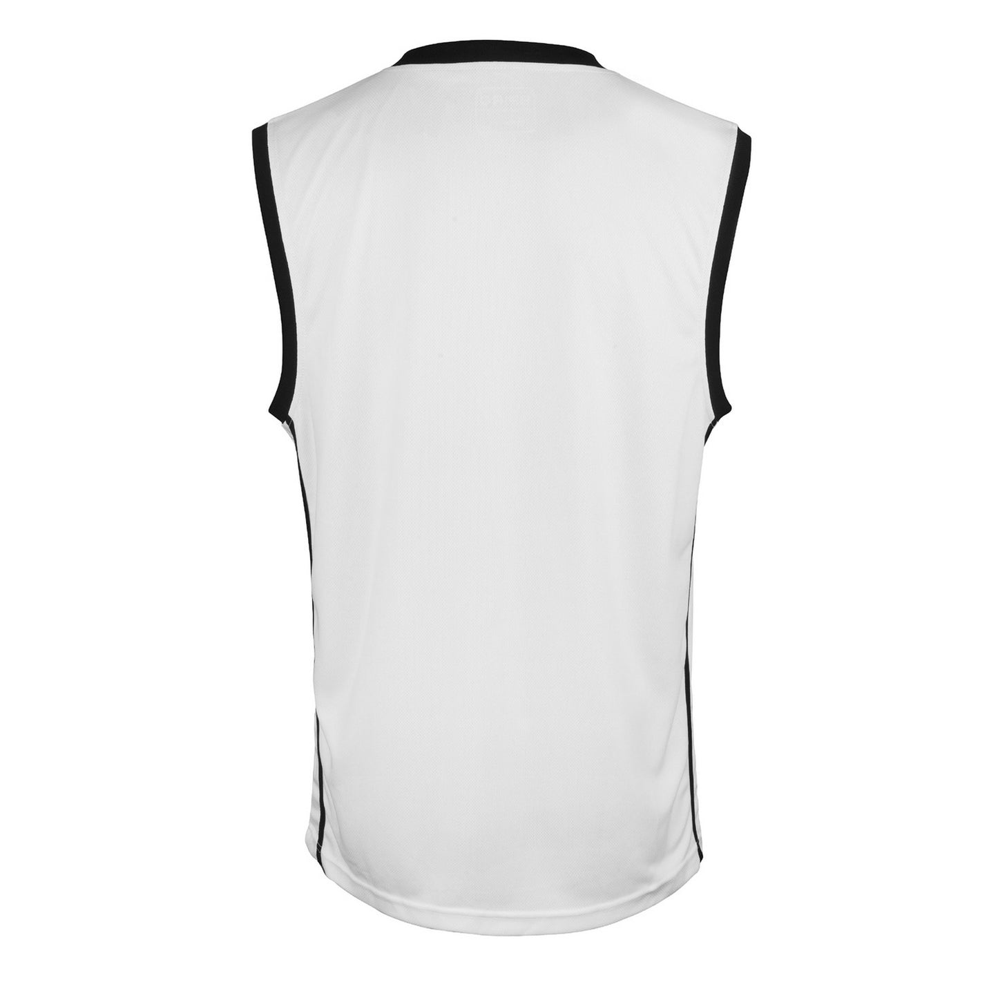 White-Black - Back - Spiro Mens Basketball Top