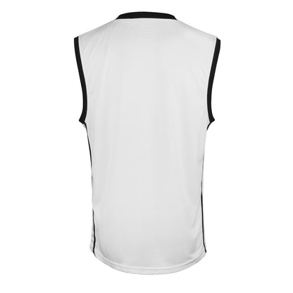 White-Black - Back - Spiro Mens Basketball Top