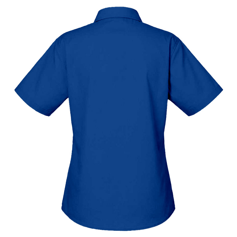 Royal Blue - Back - Henbury Womens-Ladies Pique Polo Shirt