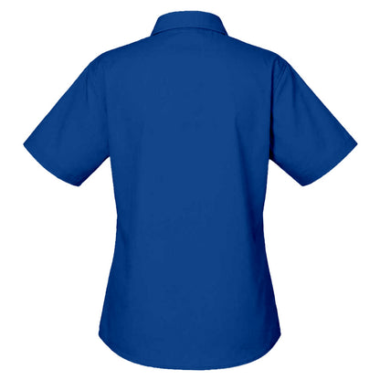 Royal Blue - Back - Henbury Womens-Ladies Pique Polo Shirt