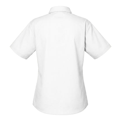 White - Back - Henbury Womens-Ladies Pique Polo Shirt