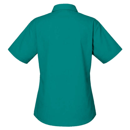 Jade - Back - Henbury Womens-Ladies Pique Polo Shirt
