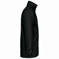 Black - Side - Kariban Mens Parka