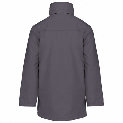 Convoy Grey - Back - Kariban Mens Parka