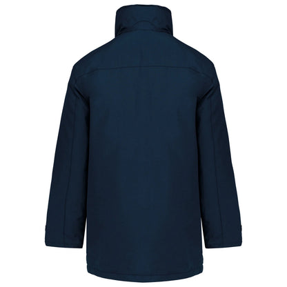 Navy - Back - Kariban Mens Parka