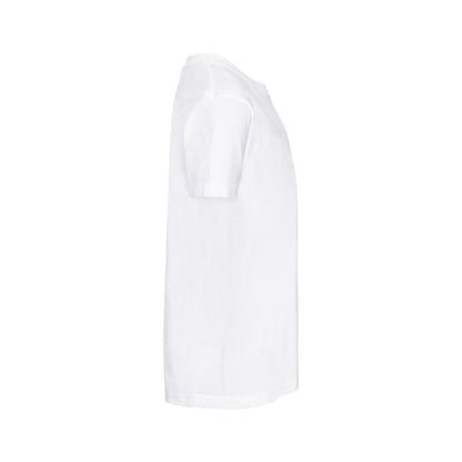 White - Side - Jerzees Schoolgear Childrens-Kids Classic 175 Ringspun Cotton T-Shirt