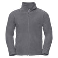 Convoy Grey - Front - Russell Mens Outdoor Fleece Jacket