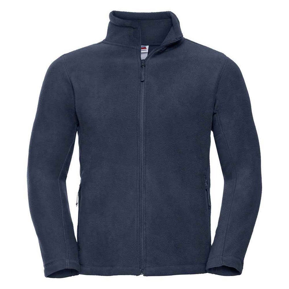 French Navy - Front - Russell Mens Outdoor Fleece Jacket