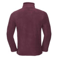 Burgundy - Back - Russell Mens Outdoor Fleece Jacket