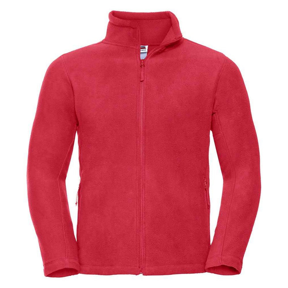 Classic Red - Front - Russell Mens Outdoor Fleece Jacket