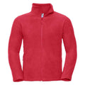 Classic Red - Front - Russell Mens Outdoor Fleece Jacket