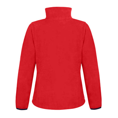 Flame Red - Back - Result Core Womens-Ladies Norse Fashion Outdoor Fleece Jacket