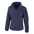 Navy - Front - Result Core Womens-Ladies Norse Fashion Outdoor Fleece Jacket