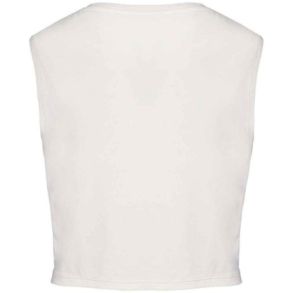 Washed Ivory - Back - Native Spirit Womens-Ladies Cropped Tank Top