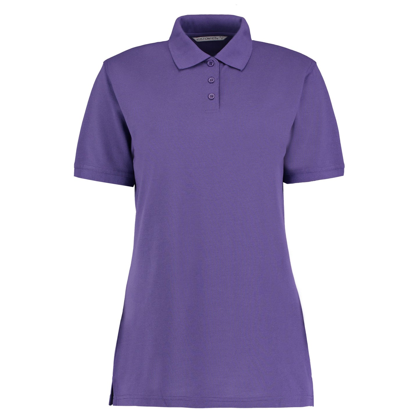 Purple - Front - Kustom Kit Womens-Ladies Klassic Pique Polo Shirt