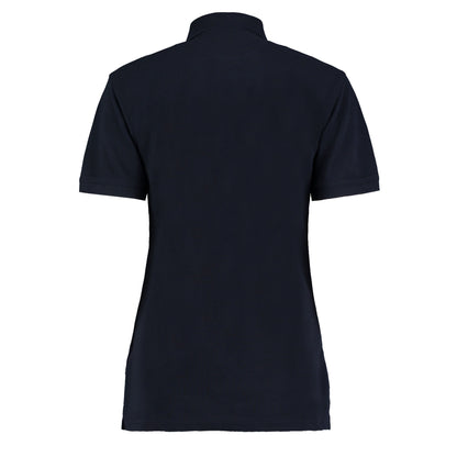 Navy - Back - Kustom Kit Womens-Ladies Klassic Pique Polo Shirt