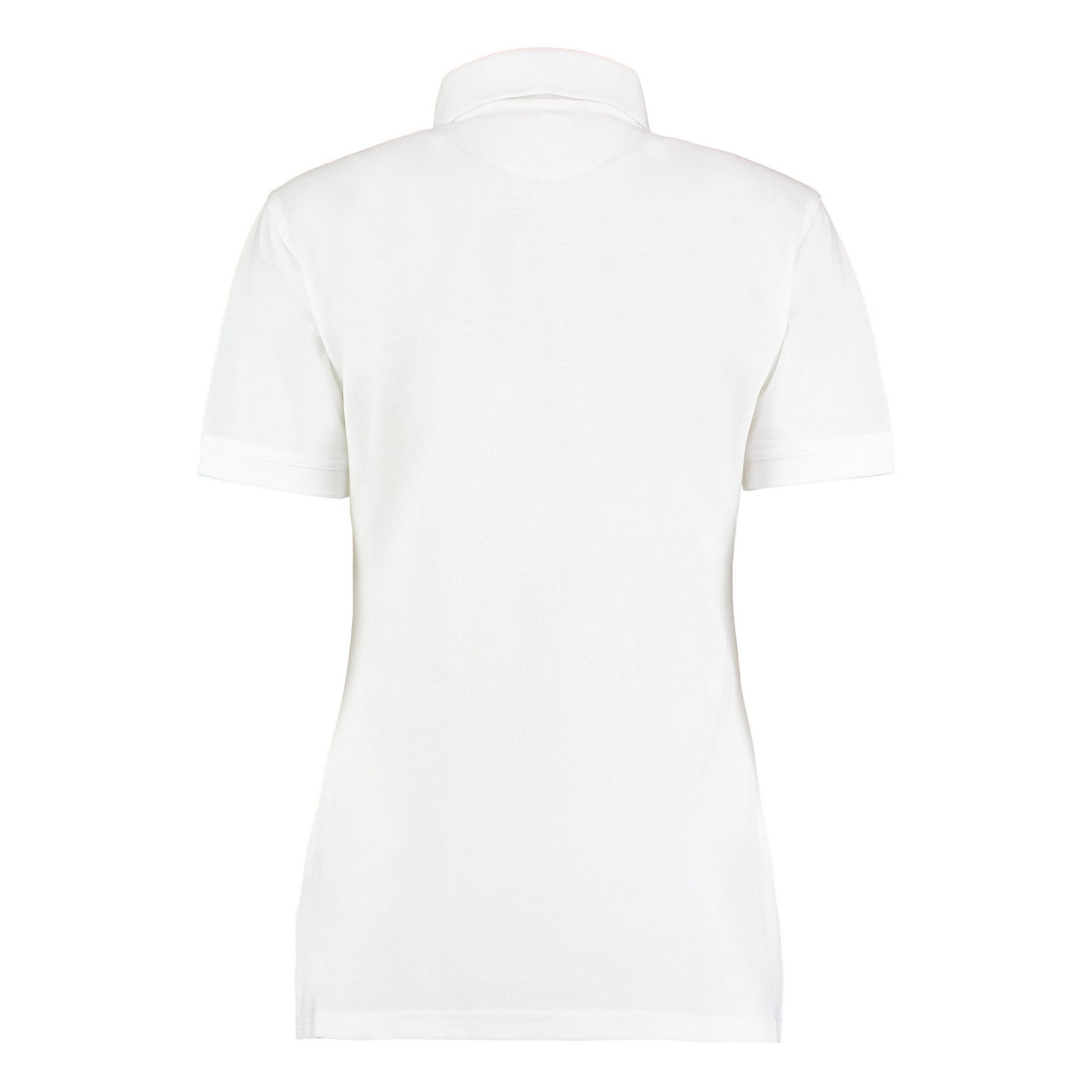 White - Back - Kustom Kit Womens-Ladies Klassic Pique Polo Shirt