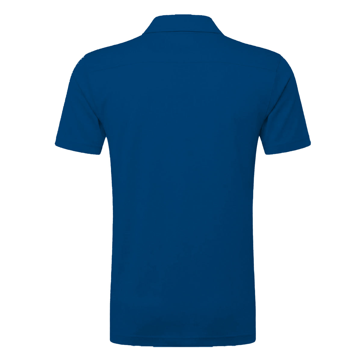 Bright Royal Blue - Back - Russell Mens Polycotton Pique Hardwearing Polo Shirt