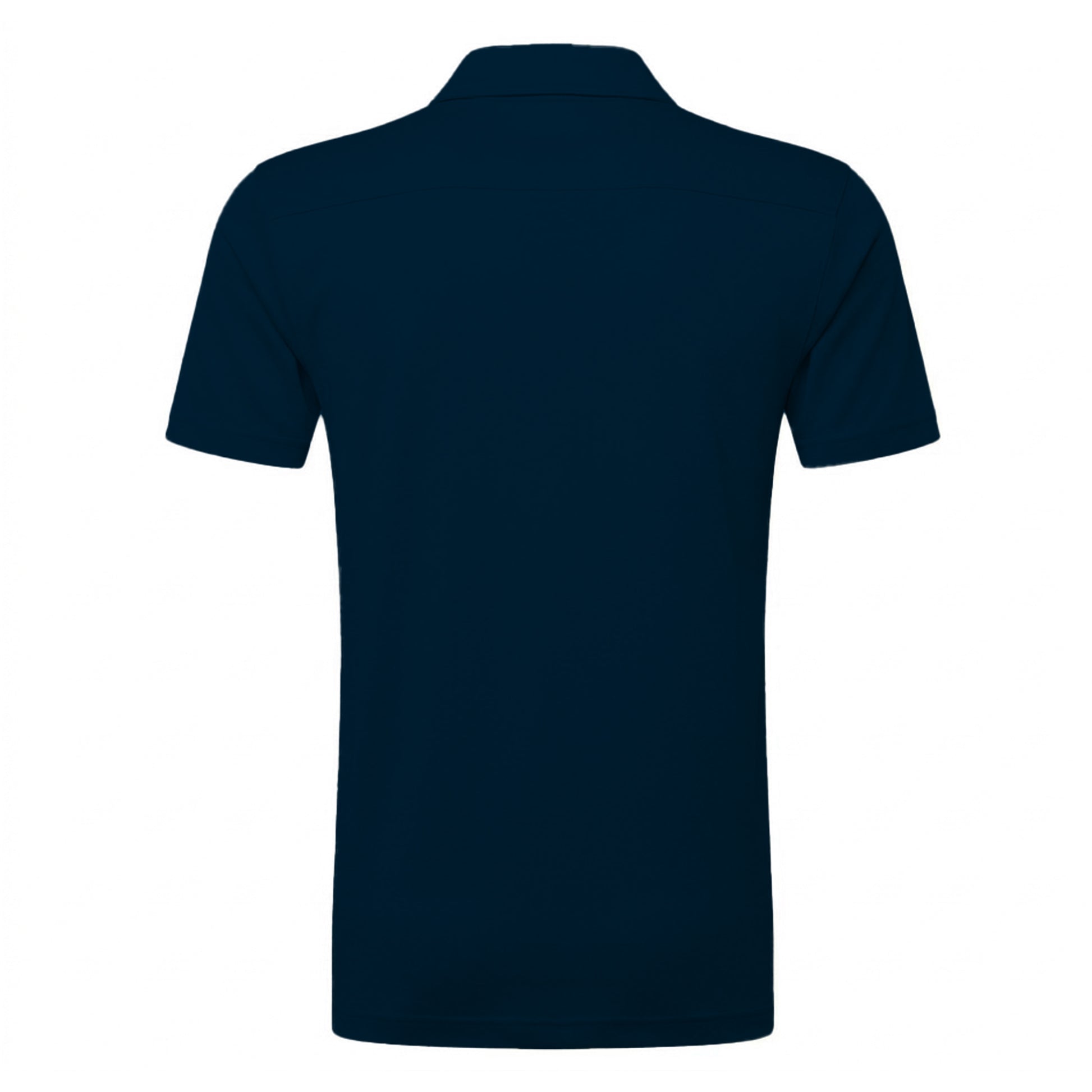French Navy - Back - Russell Mens Polycotton Pique Hardwearing Polo Shirt