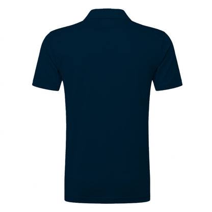 French Navy - Back - Russell Mens Polycotton Pique Hardwearing Polo Shirt