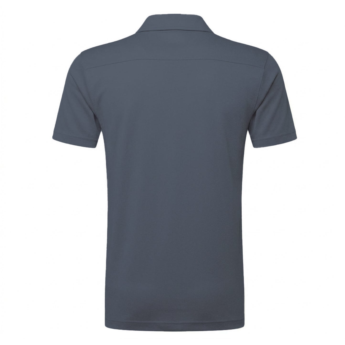 Convoy Grey - Back - Russell Mens Polycotton Pique Hardwearing Polo Shirt