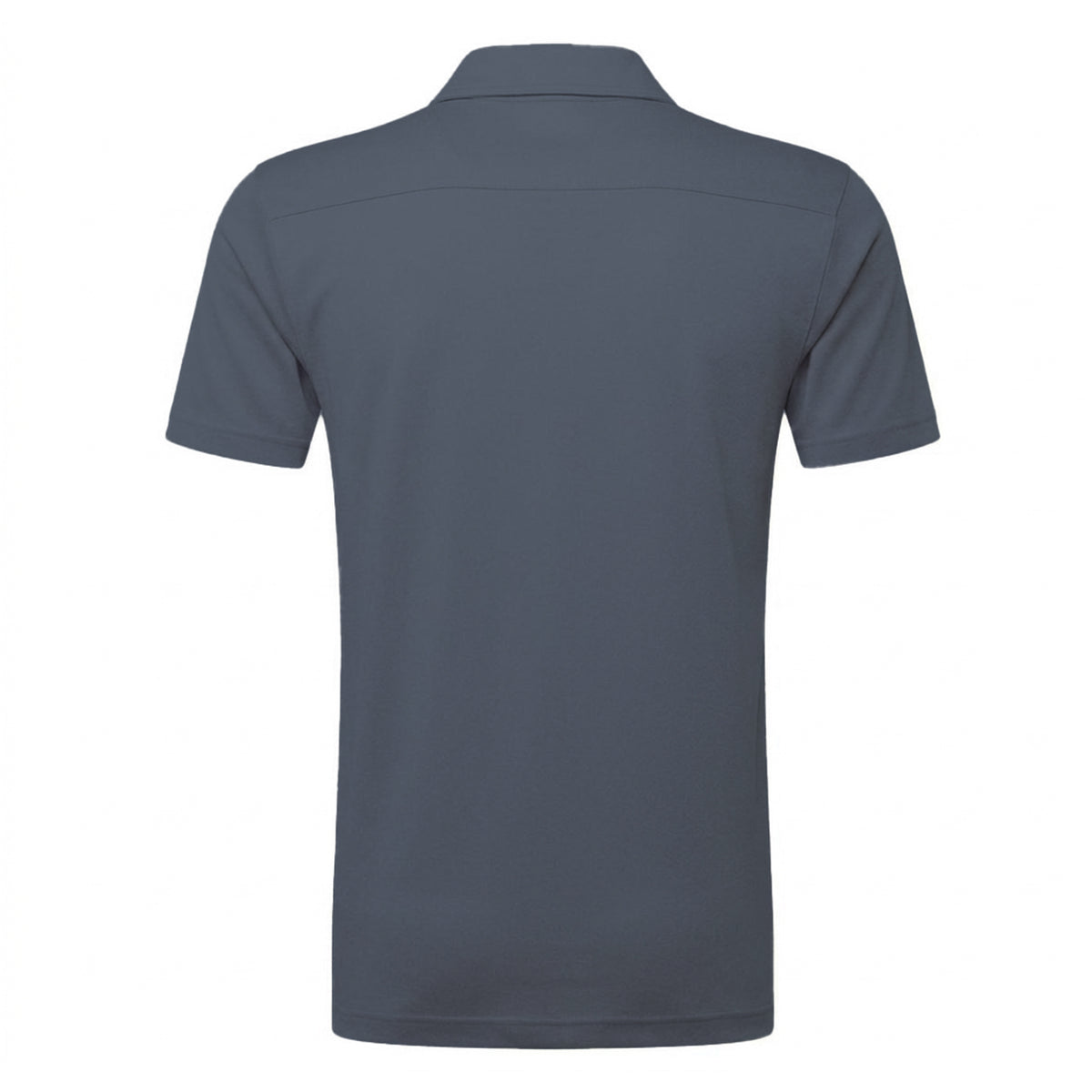 Convoy Grey - Back - Russell Mens Polycotton Pique Hardwearing Polo Shirt