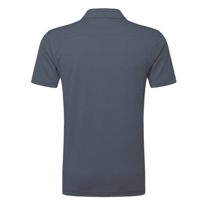 Convoy Grey - Back - Russell Mens Polycotton Pique Hardwearing Polo Shirt