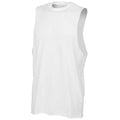 White - Front - SF Men Mens High-Neck Tank Top